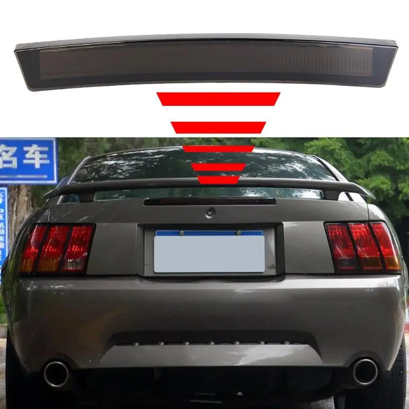 VODOOL, 3-й тормозной светильник, Классический Тонкий для Ford Mustang 1999-2004, сменный светодиодный 3-й третий тормозной светильник, дымовые линзы, Новинка