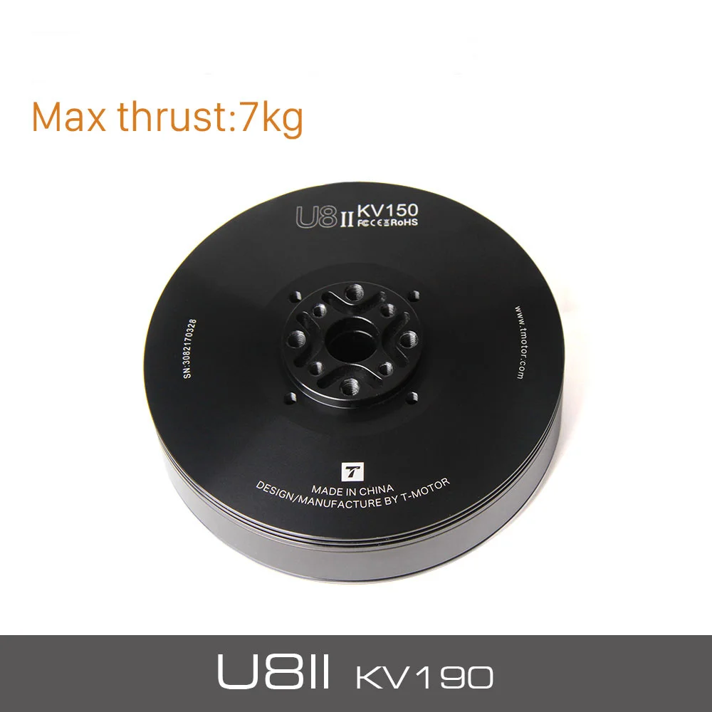 T-motor Newest U8 II KV190 Efficient For Hexacopter Quadcopter UAV RC Drone | Игрушки и хобби