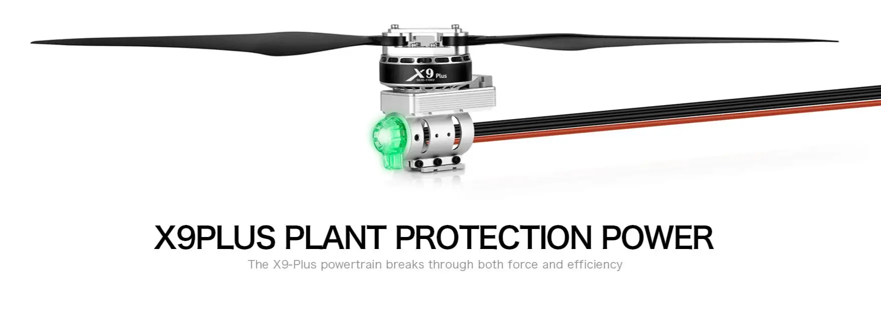 Hobbywing  X9 plus Power system - 9260 motor 36190 propeller for DIY 20L 25L Multirotor Agriculture Spraying Drone FrameMotor, x9-plus powertrain breaks through both force and efficiency 