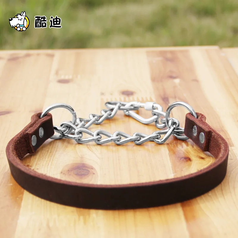 

Semi-P Neck Ring Zhensanhuan P Pendant Neck Ring Dog Neck Ring Cow Leather Collar P Pendant Dog Collar Genuine Leather Neck Ring