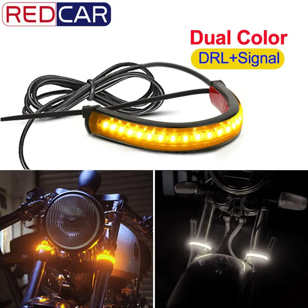1 шт. Универсальный мотоциклетный поворотник DRL свет 36SMD 3014 чипы плавкий мигающий