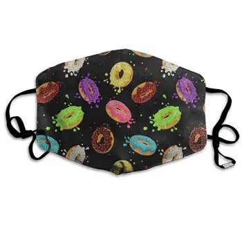 

ZHOUSUN Dustproof Donut with Pink Chocolate Lemon Mouth Cover Mask Protective Warm Windproof Mask