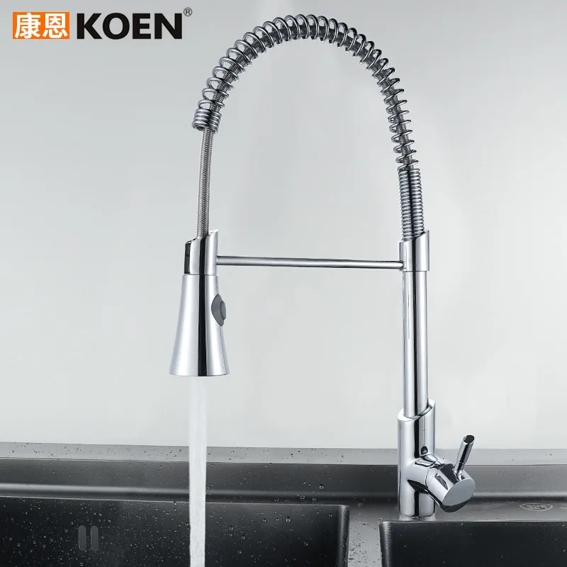 

Hot And Cold Mixed Water Function Spring Take Pull Kitchen Water Tap Dish Basin Water Tank Water Tap Bathroom