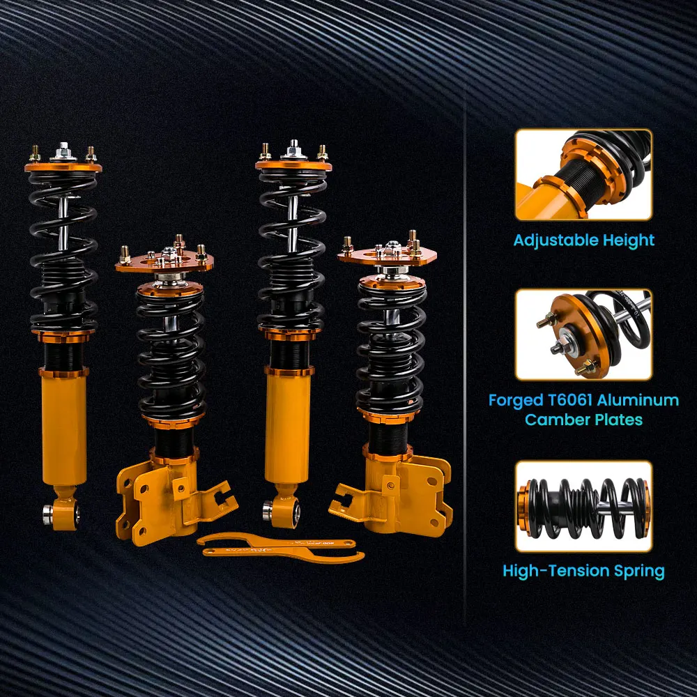 Комплект подвески Coilover для NISSAN S13 180SX 200SX 240SX Coupe 1989-1998 стойки амортизаторы с