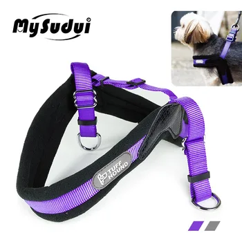 

MySudui Soft Pet Dog Harness Vest Leather Small Chihuahua Harness For Small Medium Dogs Pitbull No Pull Harness Dog