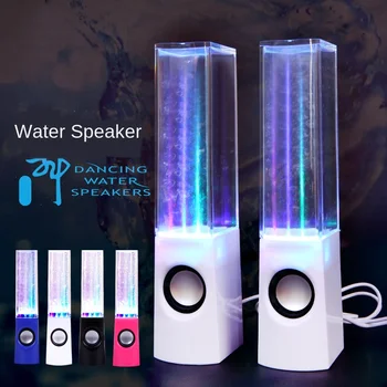 

Bluetooth speaker Creative Fountain Acrylic Smart Speaker Box LED Lights Computer Audio Water Dance Audio Computer Audio