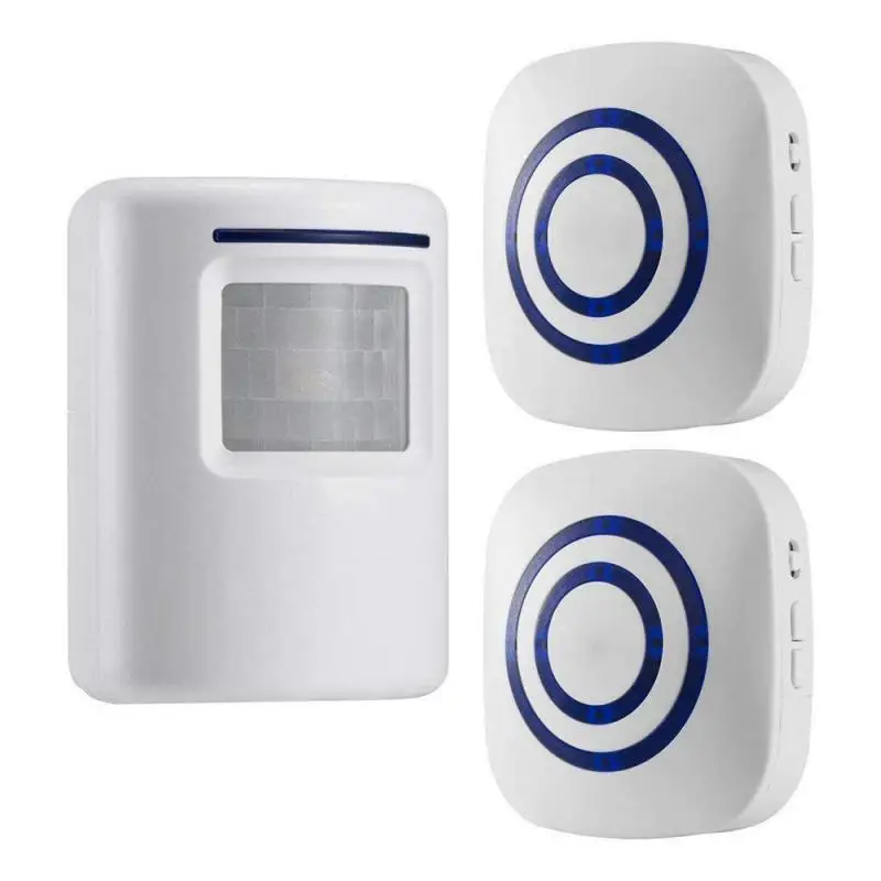 intercom with camera 1 Set Smart Door Bell Motion Sensor Wireless Doorbell Alert Secure System Alarm Doorbells For Driveway Patrol Garage EU/US Plug door video intercom Door Intercom Systems