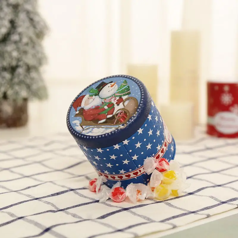 PChristmas коробка для конфет прочная рождественская ель подарок коробка с колокольчиками подарочные коробка контейнер для сумок поставки детские подарки см - Цвет: 9