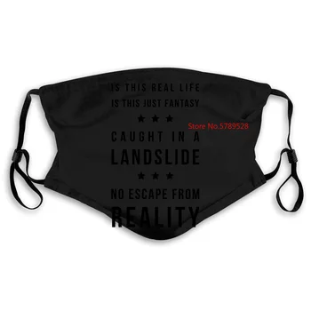 

Queen Bohemian Rhapsody Music Lyrics - Freddie Mercury Inspired Mens Trend Mask women kid's PM2.5