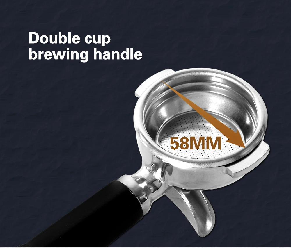 ITOP 15 Bar Italian Type Espresso Coffee Machine With Milk Frother Semi Automatic Cappuccino Coffee Machine Hot Water