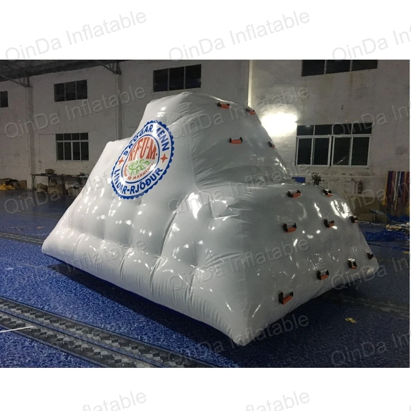 Il Parco Acquatico Della Tela Cerata Del Pvc 0.9Mm Gioca Il Giocattolo Gonfiabile Dell'Acqua Di Iceberg, Arrampicata Gonfiabile In Mare Per Gli Adulti