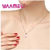 Smooth Women Wedding Jewelry Sets 925 Sterling Silver Ball Round Freswater Pearl Necklace Hoop Earrings Fashion Accessories 6