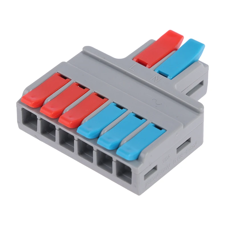Description Picture 2 of itemQuick Splitter 2 In 4/6 Out Wire Connector Universal Wiring Cable Connector Conductor Terminal Block