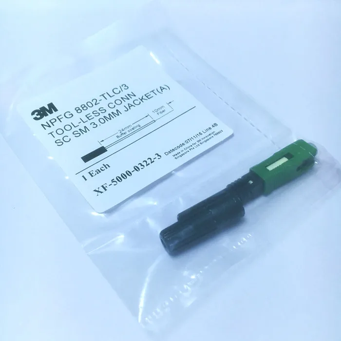 10PCS-lot-3M-8802-Fiber-Optic-Fast-Connector-FTTH-Fast-Connector3M-NPFG-8802-TLC-3-SC