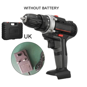 

2-Speed Brushless Cordless Electric Impact Drill LED Light Charger 25~28Nm 42V