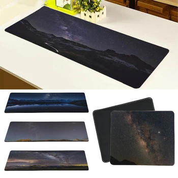 

Milky Way Galaxy Bulge Above Mountain Large Mouse pad PC Computer mat Size for 18*22 20*25 25*29 30*90 and 40*90cm