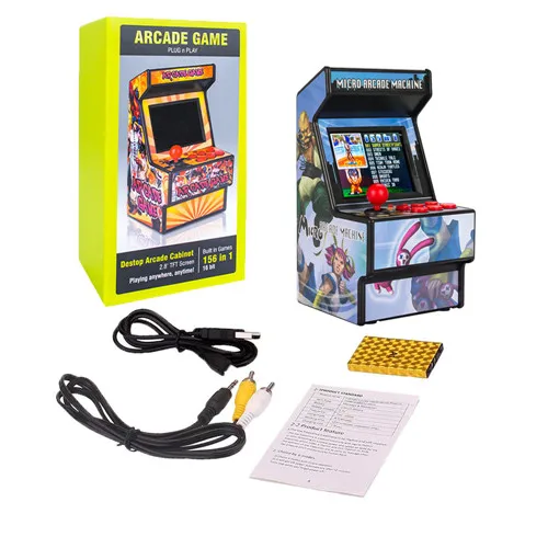 Gamepad Portable Retro Mini Arcade Handheld Game Console Machine Player 16 Bit Built-in 156 Classic TV Output With 2.8" Screen - Цвет: Blue