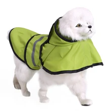 Плащ для собак, светоотражающий дождевик, водонепроницаемая одежда для домашних животных, дождевик для маленьких и средних собак