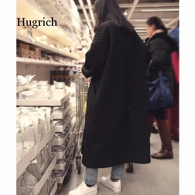 2020 European Highest Quality Jacket Autumn Women Large Size Long Loose Black Windbreaker Trench Coat