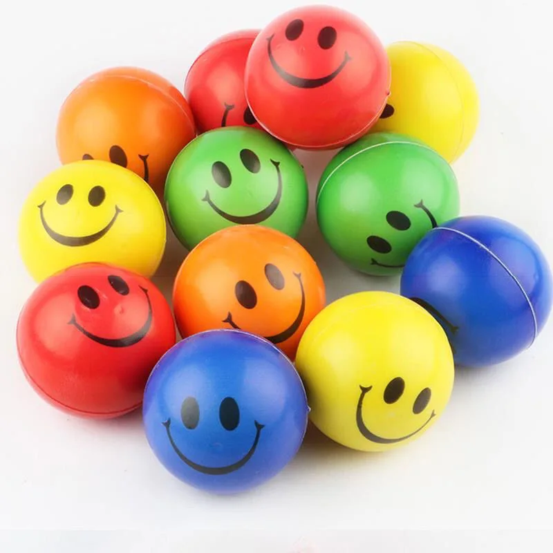 12 шт./Лот игрушка смайлик диаметром 63 мм|pu ball|ball 5cmball ball |