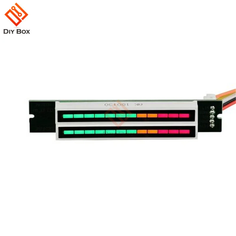 Audio Level Indicator Adjustable Audio Music VU Level indicator meter Dual 12 bit LED Level Display For Amplifier Module With AGC Mode