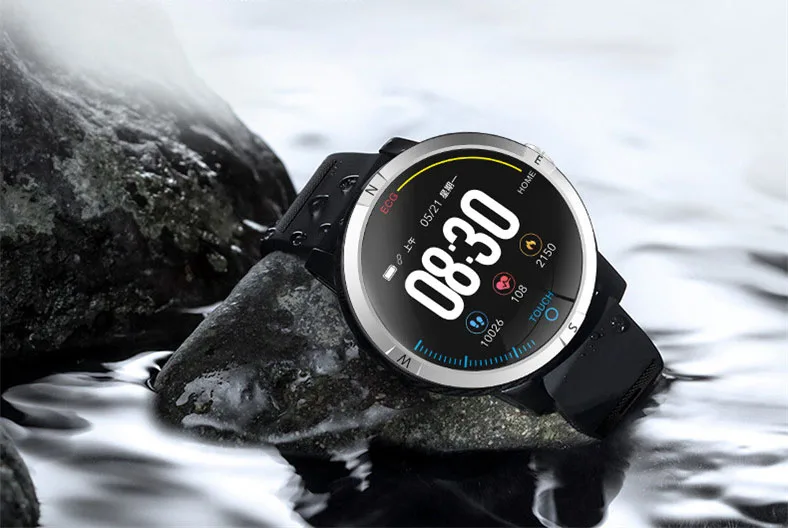 Смарт-часы IP68 Водонепроницаемые умные часы ECG+ PPG Dual Heart Rate HRV шаг спорт на открытом воздухе часы мониторинга для мужчин и женщин носимые
