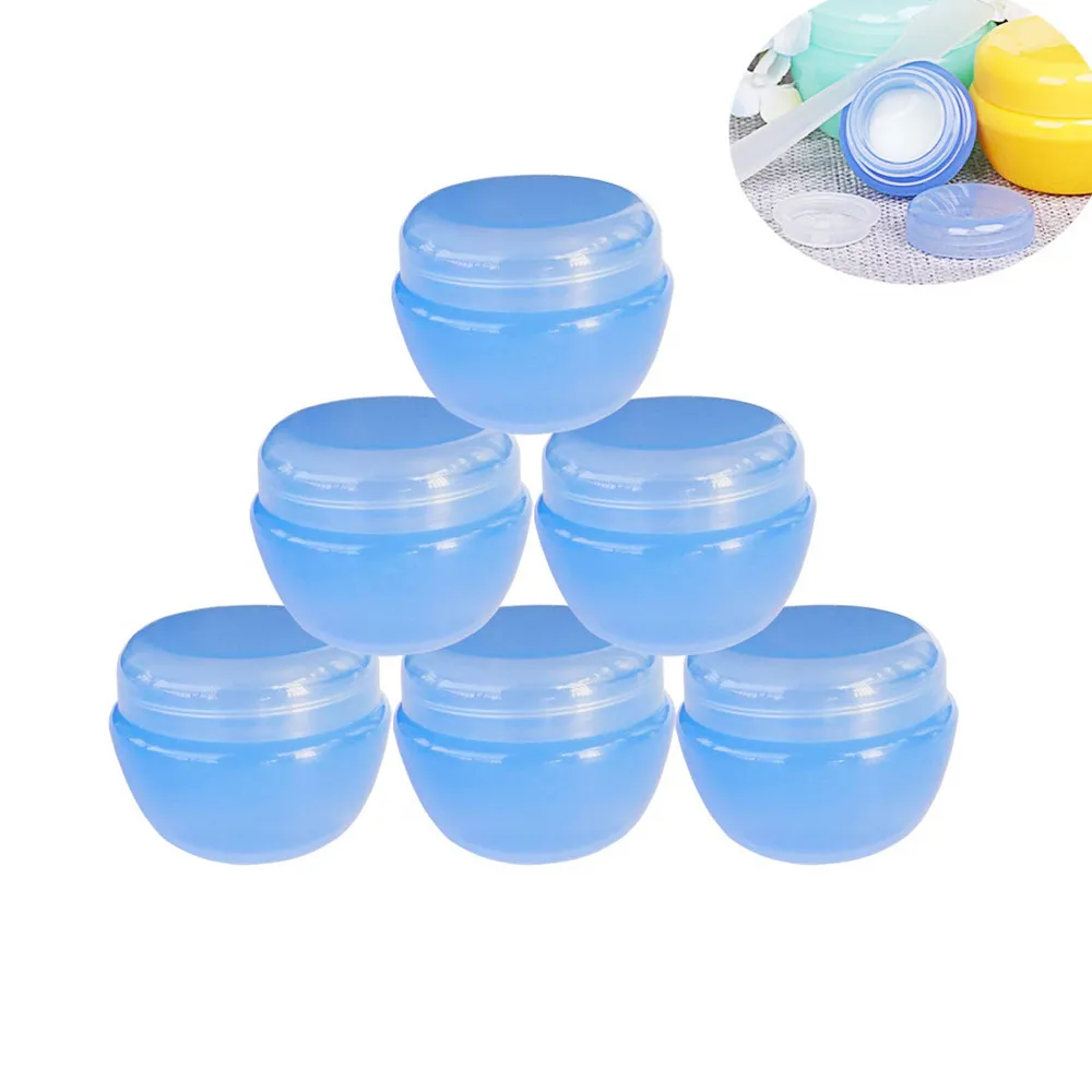 

15pcs/lot 50ml colorful Small Plastic Sample Mini Bottle Jars Cosmetic Empty Makeup Containers Pot