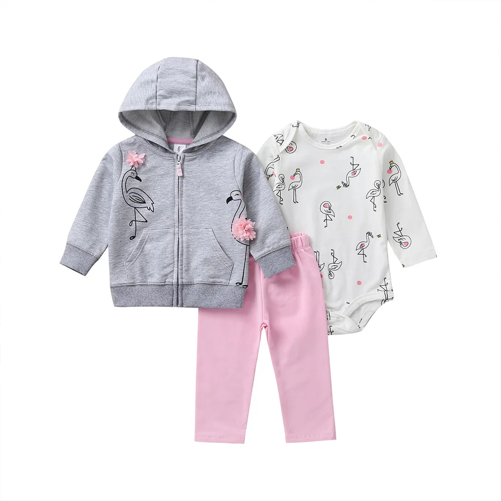 Пальто с капюшоном+ комбинезон+ штаны для маленьких мальчиков, комплект одежды для новорожденных, комплект одежды года для новорожденных, Детский костюм, спортивный костюм для младенцев - Цвет: 18