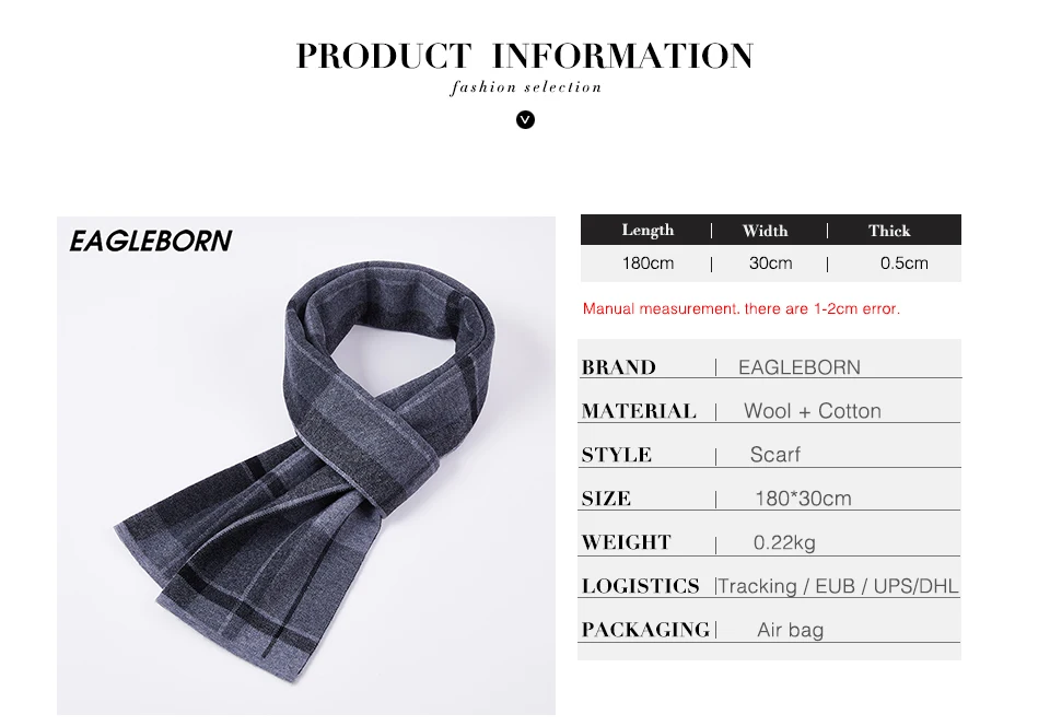 mens striped scarf 2022 New Winter Fashion Striped Plaid Scarf High Quality 100% Wool Casual Business Man Scarf Husband Father Gift Match Dark gray mens striped scarf