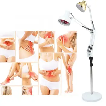 

Massageador Infrared Moxibustion Therapy Hot Compress Heating Massager Double Head Floor Lamp EU Plug 220V Massage Relaxation