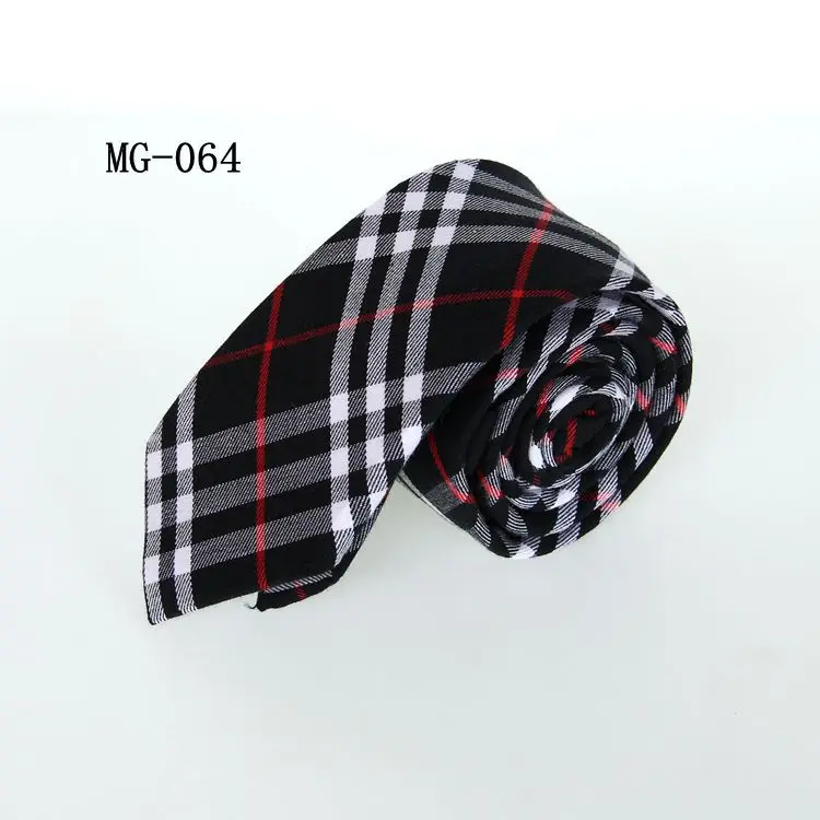 Модные мужские хлопковые Узкие галстуки деловые платья деловые повседневные корейские клетчатые стильные галстуки фабрика