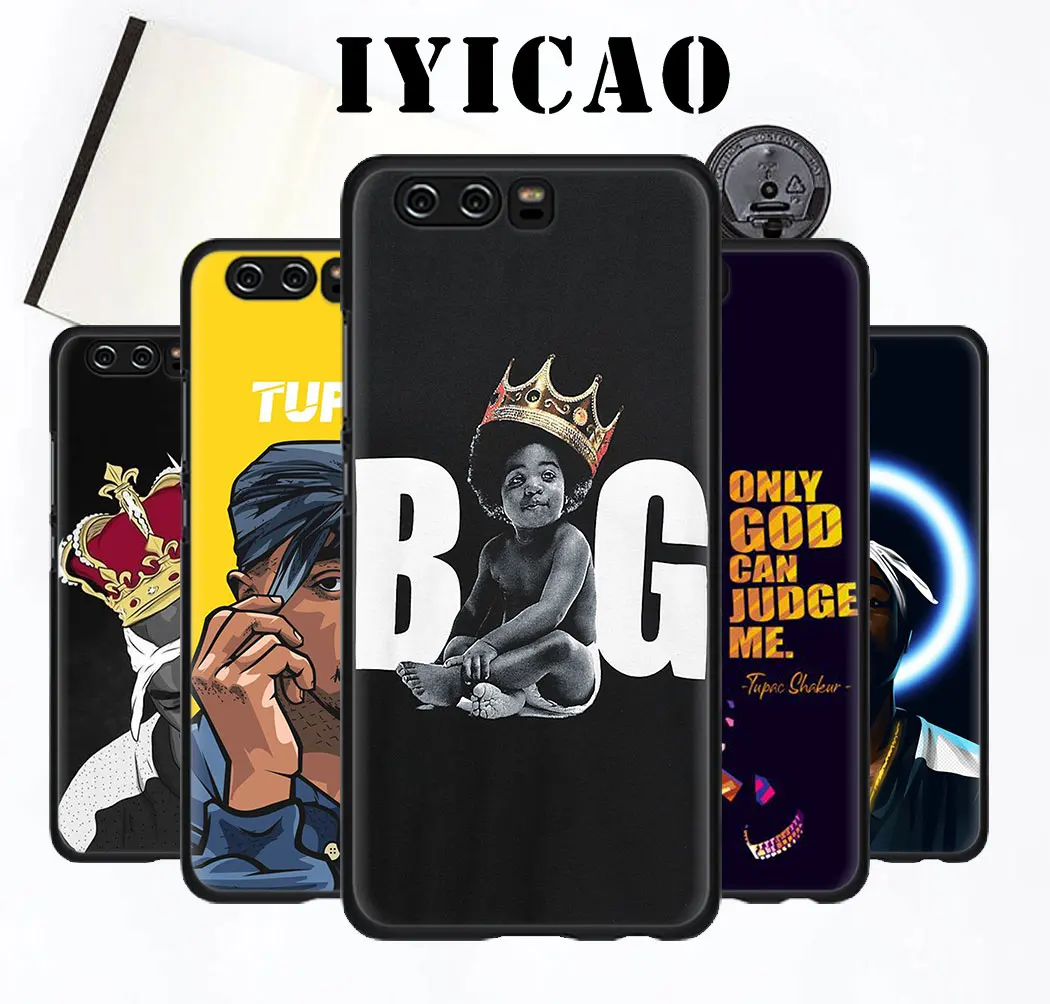 Мягкий чехол для Huawei Mate 10 20 30 Pro Lite Y5 Y6 Y7 Y9 Prime Nova 3i 4 Чехол 2Pac Tupac хип-хоп | Мобильные