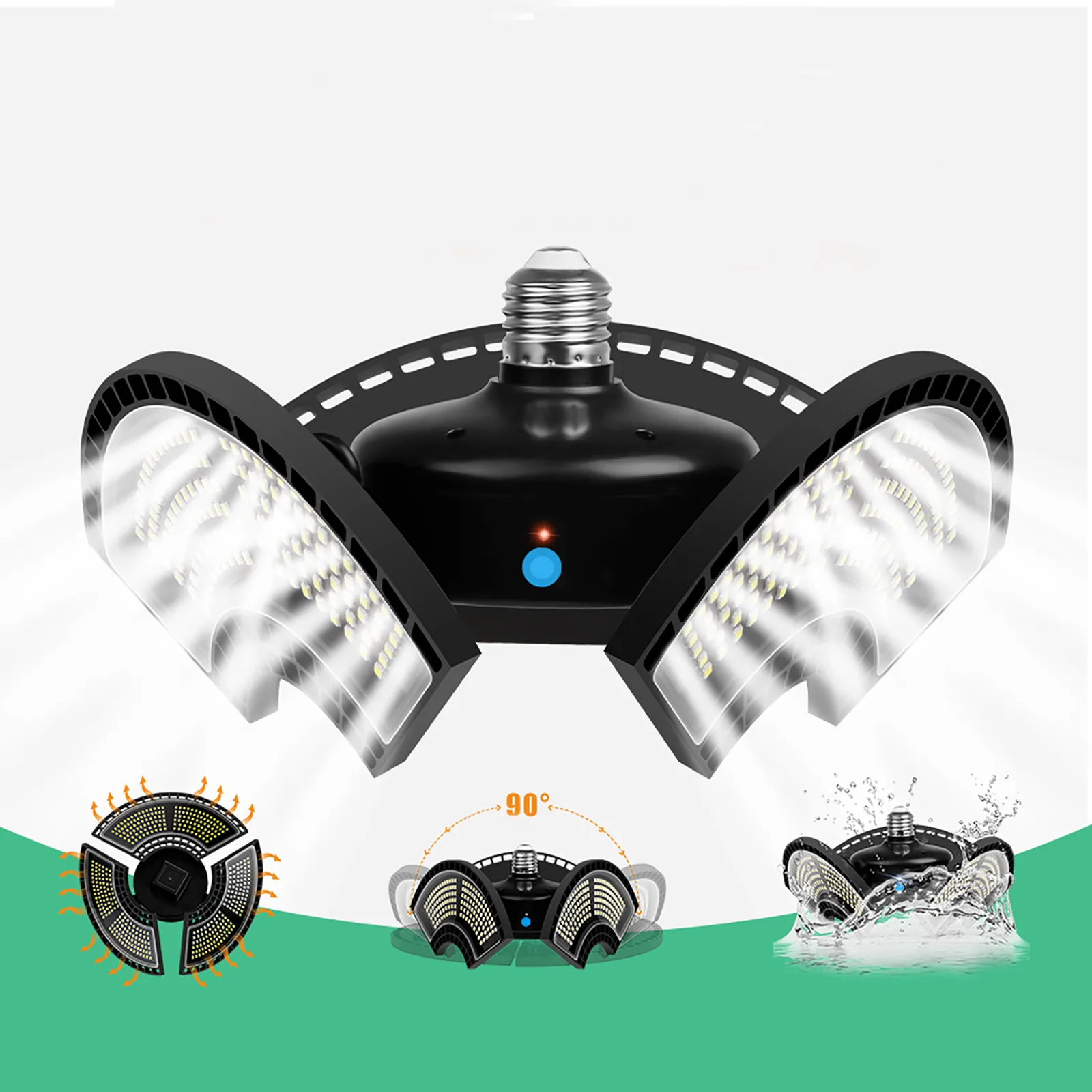 

Commercial Lights Warehouse Led Lighting E27 120W UFO 100W Waterproof 80W Light Sensing Super Bright Industrial Garage Lighting
