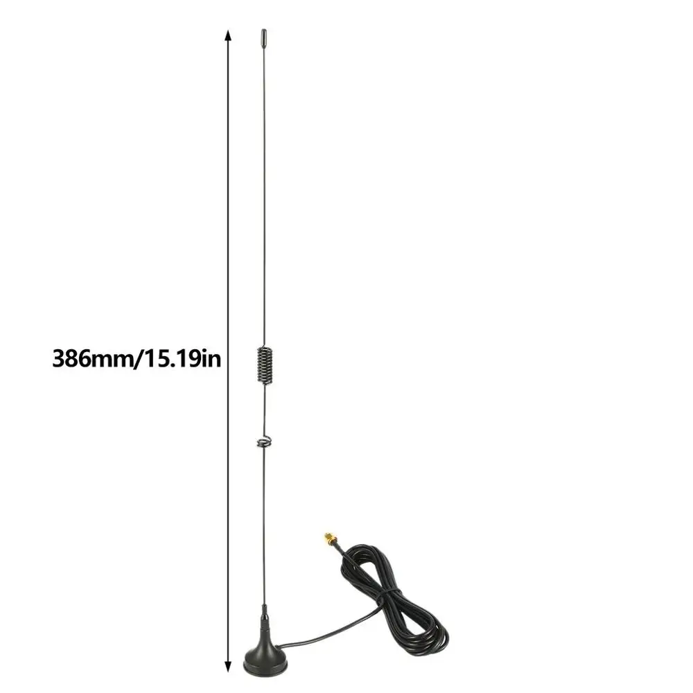 

UT-106UV SMA-Female Magnetic Vehicle Antenna Walkie Talkie Antenna High Gain Dual Band Radio Antenna Accessories