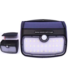 Напрямую от производителя продажи 28LED солнечный датчик настенный светильник Сплит Тип наружная Водонепроницаемая садовая лампа гаражный свет коридорные огни