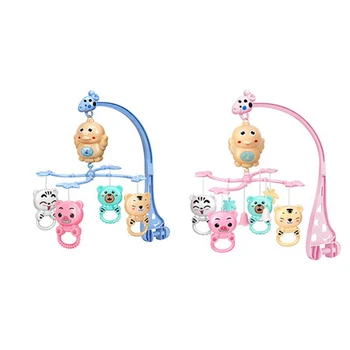 

Baby Crib Rattles Music Educational Toys Bed Bell Carousel for Cots Projection Infant Baby Toy 0-12 Months for Newborns