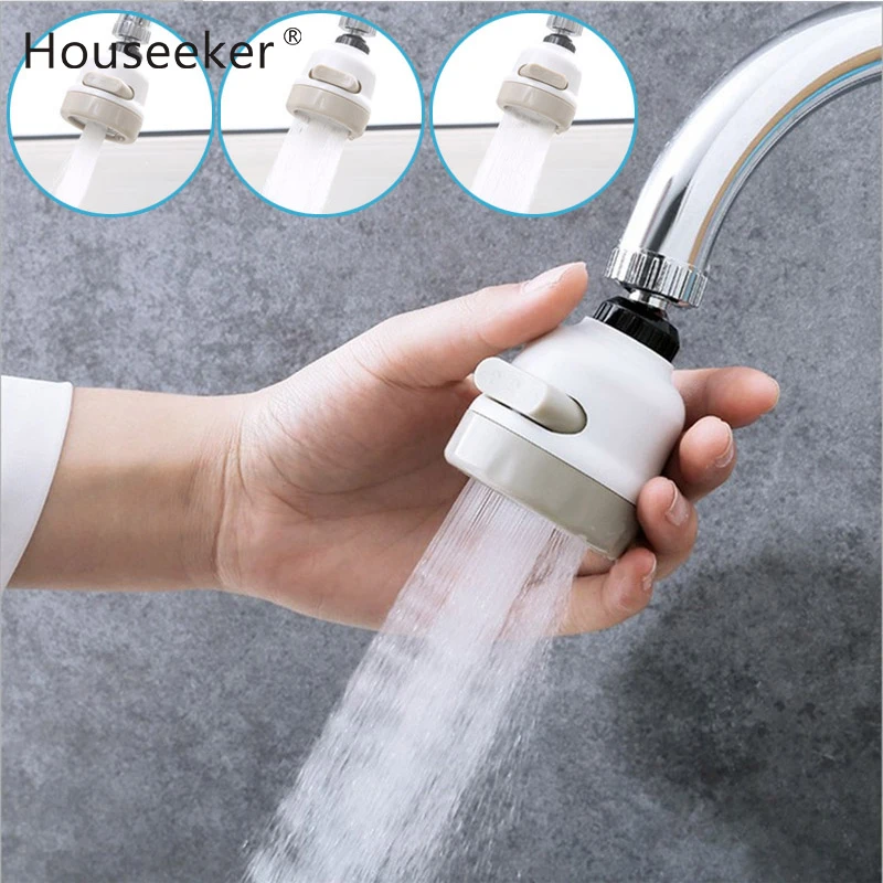 Faucet-Extender-Booster FILTER Kitchen-Accessories Water-Tap Bathroom 3-Modes Rotatable