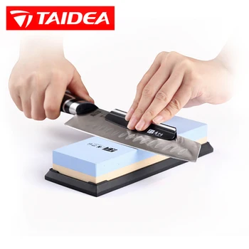 

GRINDER 2-in 1 Kitchen Sharpening stone 3000/1000 Grit double-side Whetstone TAIDEA knife sharpener