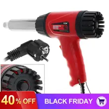 Тепловая пушка с регулируемой температурой, 220 В, 700 Вт, тепловая пушка с ручным зажимом и кнопкой управления для размягчения пайки и сварки