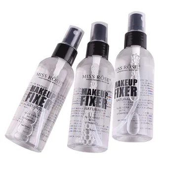 

Make Up Spray Fixed Face Foundation Bottle Setting Finish Makeup Mist Long Lasting Atomizing Cosmetics MISS ROSE 100ml