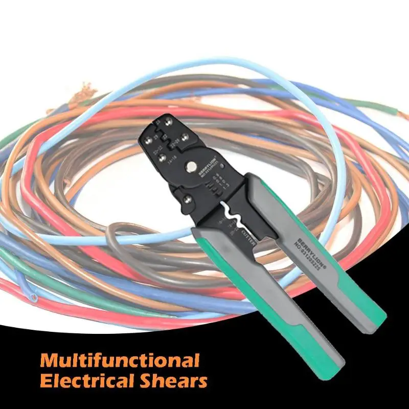 Противоскользящая рукоятка для зачистки проводов Многофункциональный кабельный резка обжимные плоскогубцы