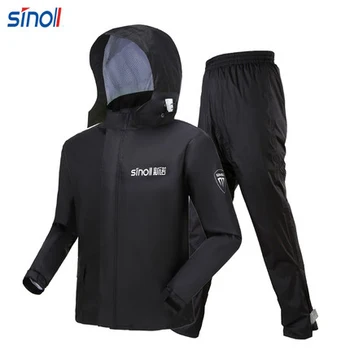

SINOLL Motorcycle Rain Suit Waterproof Raincoat+Rain Pants Motorcycle Rain Jacket Sports Riding Motorbike Raincoats Motorcycle