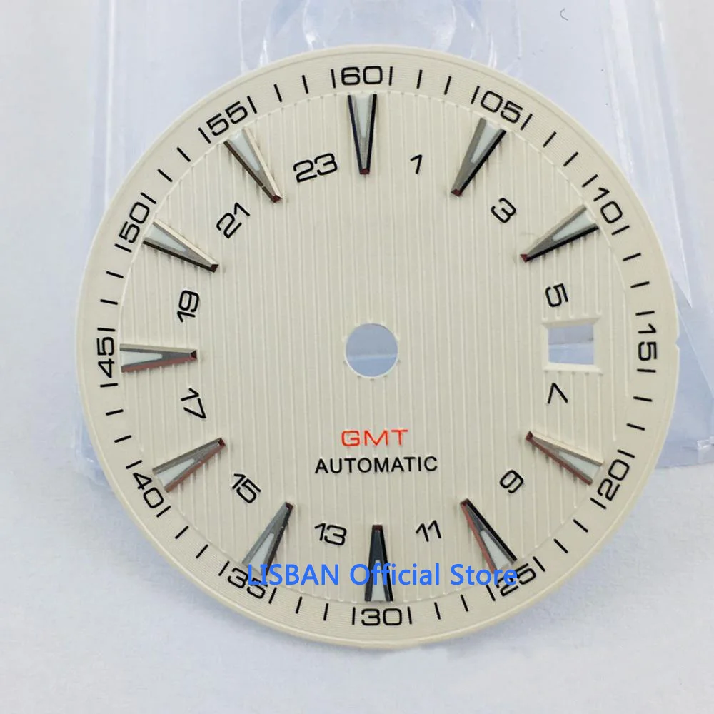 Azul Preto Branco Assista Dial Luminoso Ajuste Eta 2836 2824 Dg2813 3804 Miyota 8215 821a 8205 Movimento Automático 31 mm - Image 3