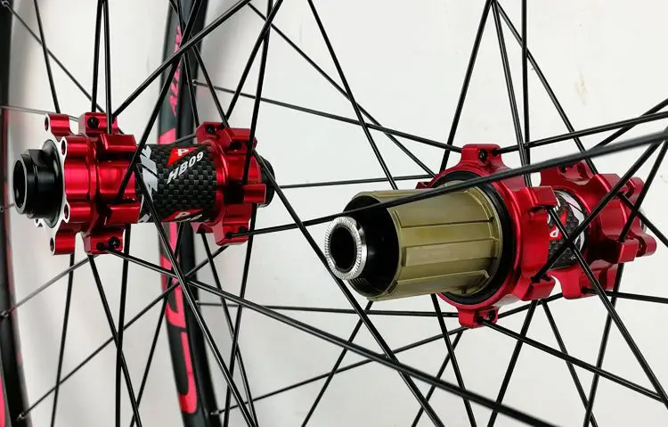 Pasak Mtb Wheelset 26 27.5 29er 700c Road Wheels Thru Axle F15*100 R12*142mm Disc Brake 24 Holes Sand Blasting Schrader Valve