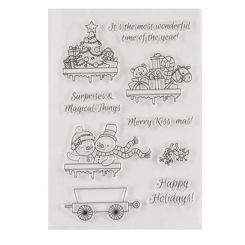 

Surprise magical things Transparent Clear Stamps / Silicone stamp for DIY scrapbooks photo album/Card Making