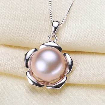 

Pendant Mount Pearl Accessories 925 sterling silver pendant of the same design Jewelry DIY No Pearl Free Shipping 2019D056