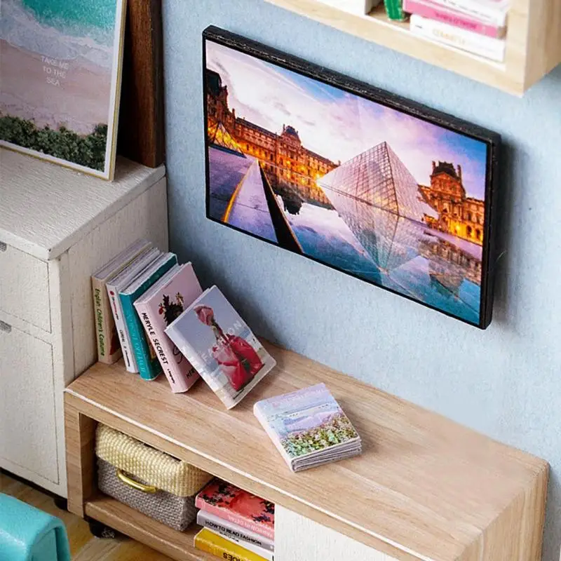 DIY Кукольный дом игрушки деревянная модель мини кукольный домик мебель набор сборная игрушка