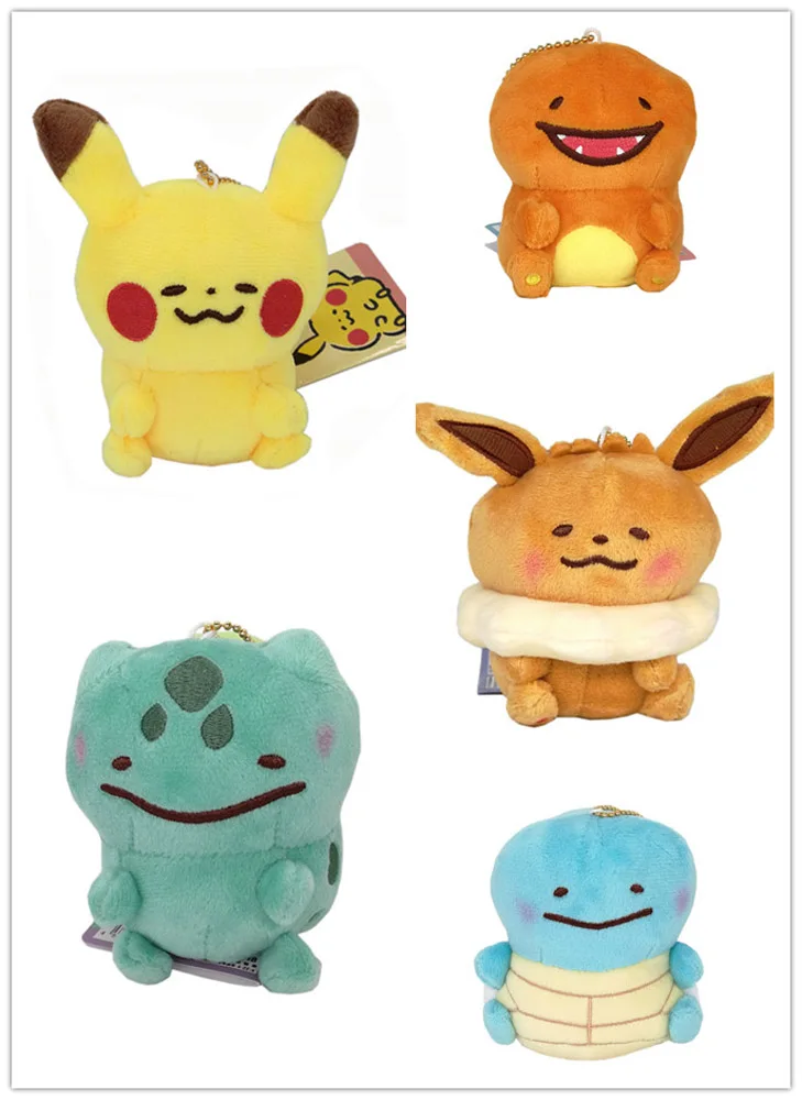 10/лот Ditto Metamon Бульбазавр, чармандер, Сквиртл, снорлакс Пикачу, Eevee, Espeon, flarion, Jolteon, Sylveon, плюшевый умбреон, игрушка, розничная - Цвет: YT10cm Mix up 10pcs