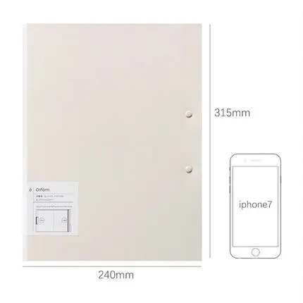 Beige Качественная папка для файлов с зажимом A3, папка для бумаг, Офисная бумага, органайзер, папка с зажимом для доски(горизонтальная папка A3 - Цвет: Beige