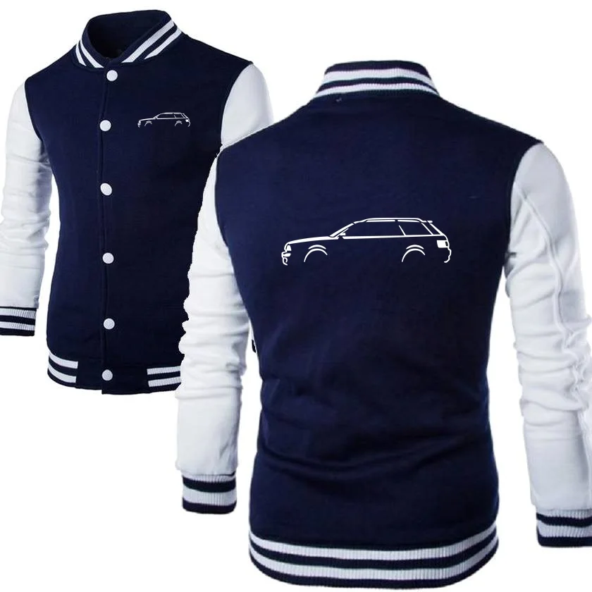Brand Mens Baseball Jackets Military Army Police Supercar Coats QUATTRO RS6 Cars Sweatshirts Adventure Shooting Hunting Clothing